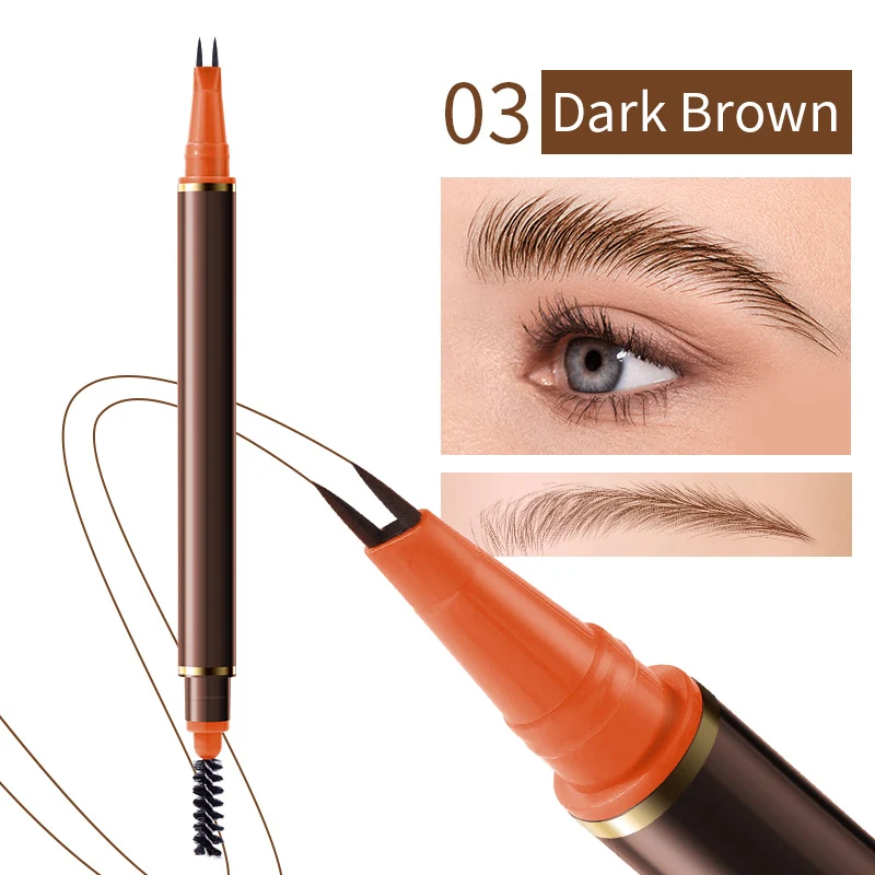 Dual-Ended 2-Fork Liquid Eyebrow Pen - Image 11