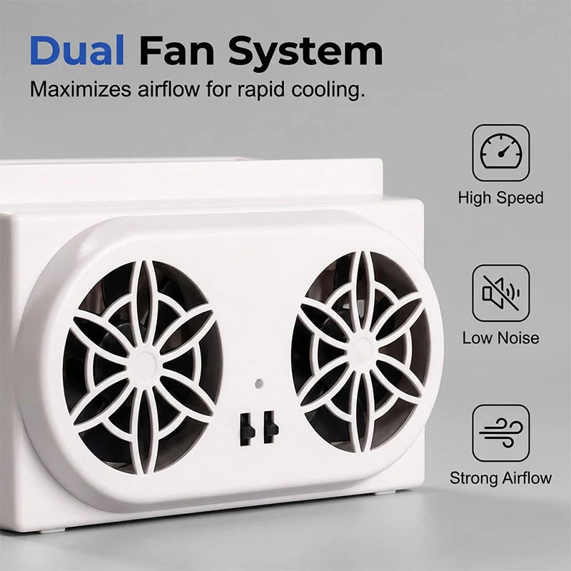 Solar Powered Car Ventilator Fan - Image 3