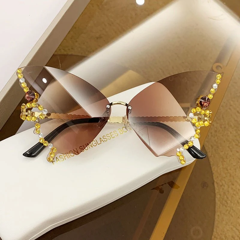 💥HOT SALE - 50% OFF🔥Diamond Butterfly Sunglasse - Image 6