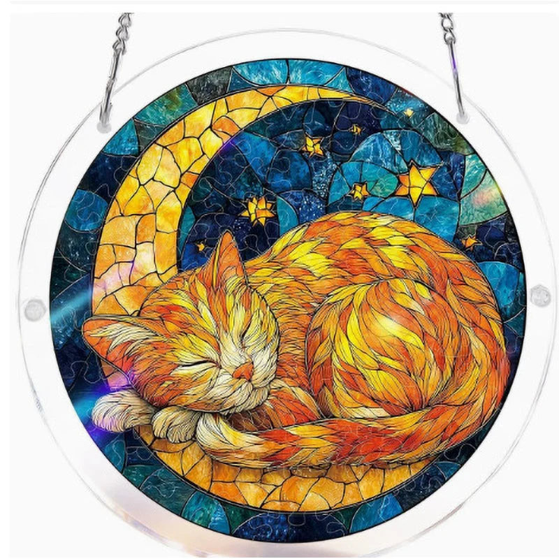 Acrylic Sunset & Sea Jigsaw Puzzle Window Hanging - Image 14