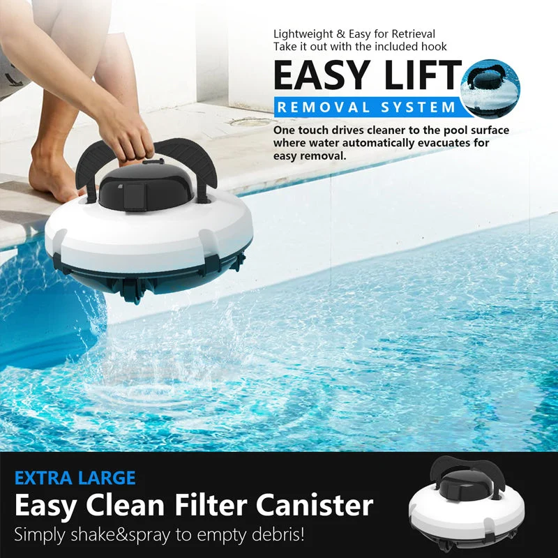 ⏰🔥50% OFF! 🤖 Pool Cleaning Robot – Cordless, Powerful, Smart & Effortless Cleaning 🌊✨ - Image 5