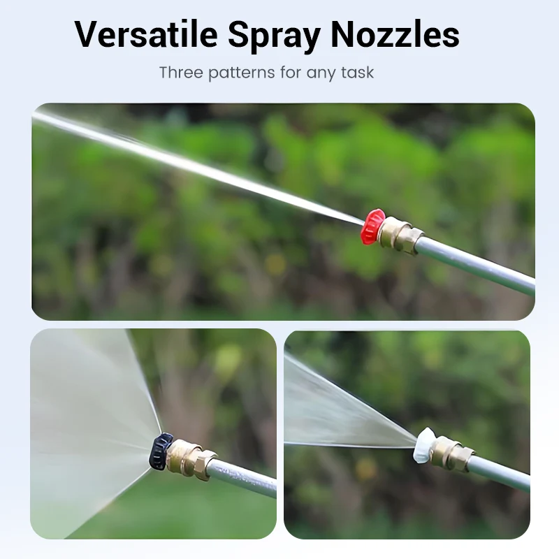 💦 LIMITED OFFER: 50% OFF! 🚿 High-pressure water gun – 3 interchangeable nozzles, durable aluminium alloy & powerful ✨ - Image 6