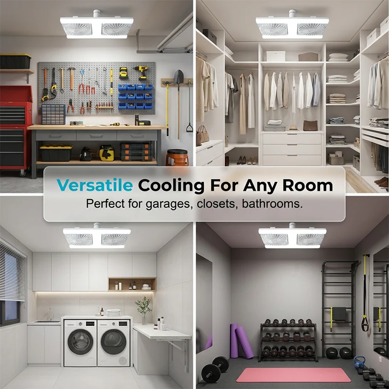 š¢š¢50% OFF !!!ā°Modern 2-in-1 LED Ceiling Fan Light - Image 7