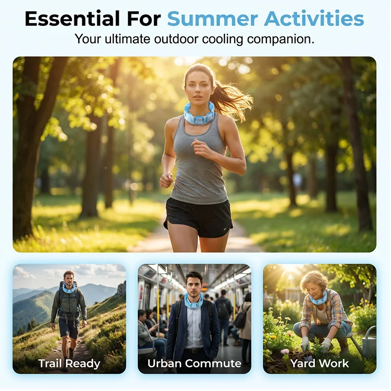 Instant Cooling Wearable Neck Tube - სურათი 7