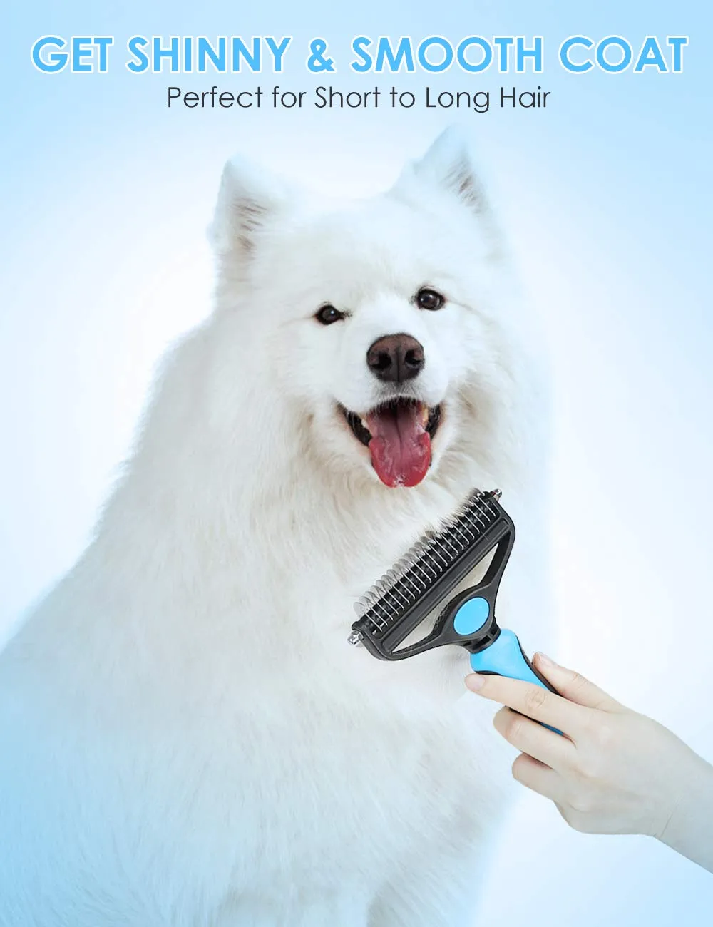 ⏰🔥LIMITED TIME 50% OFF! 🐾 Professional Deshedding Tool for Dogs & Cats – Gentle, Efficient & Fur-Free Home ✨💖 - Image 2