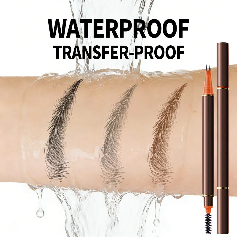 Dual-Ended 2-Fork Liquid Eyebrow Pen - Image 5