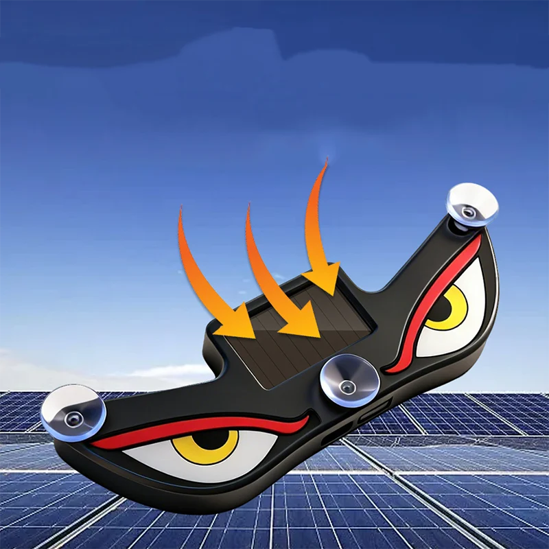 🔥 Hot Sale 50% OFF 🌟Solar Powered Devil's Eye LED Car Warning Light: Shine In Style 🚗💡 - Image 4