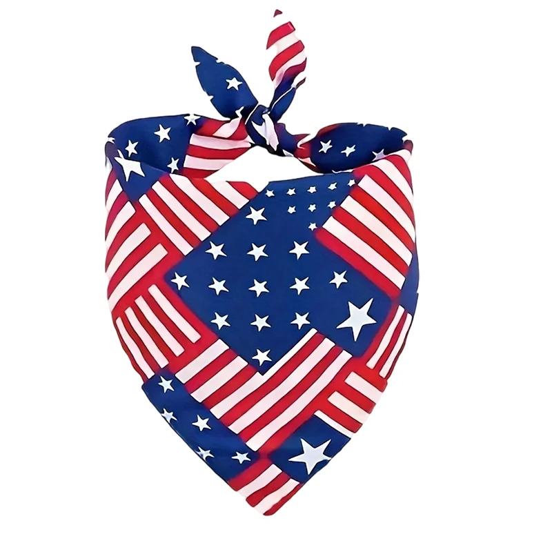 Holiday Dog Bandana Stars Stripes - Image 2