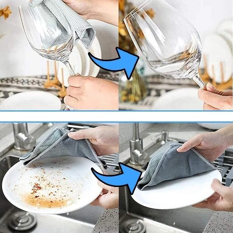 🔥LAST DAY 50% OFF🏆Streak-Free Miracle Cleaning Cloths - Reusable - Image 3
