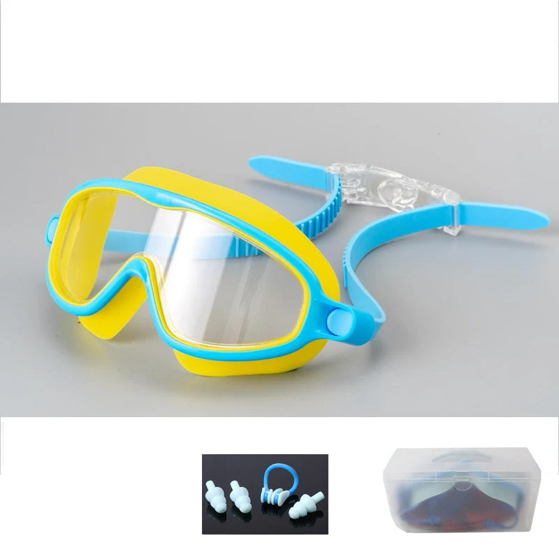 Anti-Fog Swimming Goggles for Kids with Nose Clip & Ear Plugs - Image 13