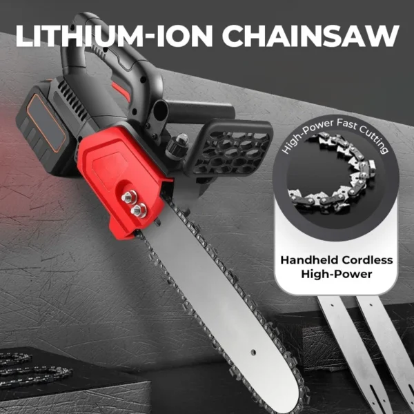 🔥LAST DAY SALE 50% OFF⚡Cordless high-power lithium battery chainsaw - 🎁Limited-time gift tool kit!