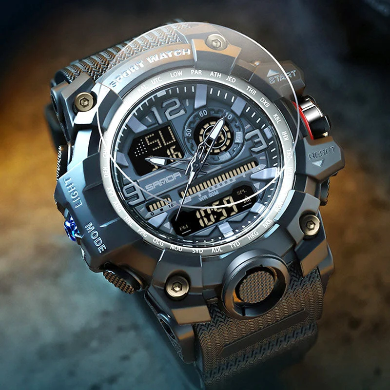 💦100m Water Resistance⌚Men's Fashion Multifunctional Waterproof Luminous Watch - Image 8