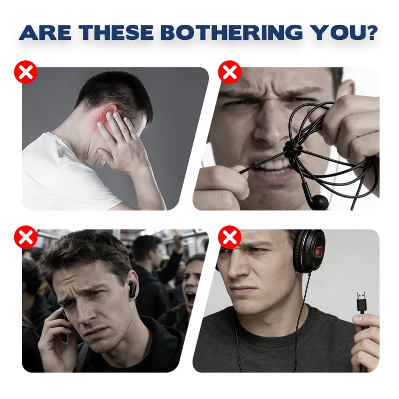 🎁Hot Sale Promotion 49% OFF🔥 Open Air Conduction Wireless Bluetooth Headset with Microphone - Image 3