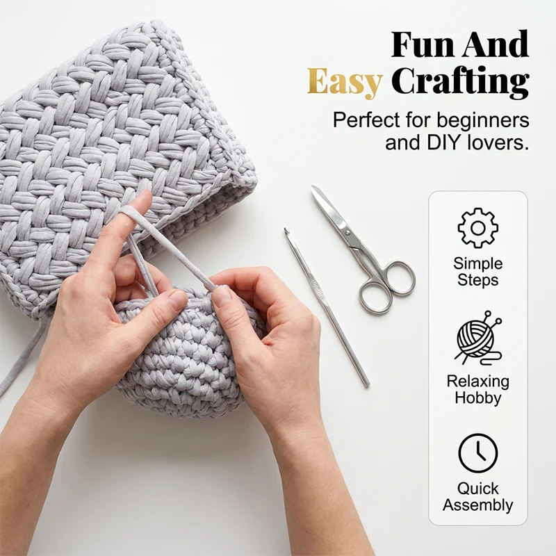 Complete DIY Crochet Bag Kit - Image 18