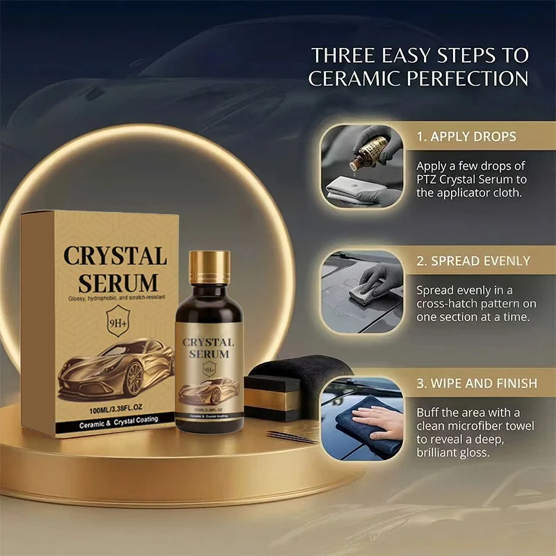 🔥Limited-time sale-Ceramic Car Coating Kit - Crystal Serum - Image 5