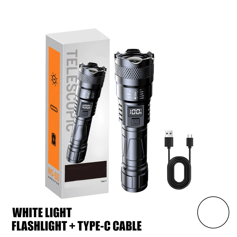 🔦49% OFF + BUY 2 GET 1 FREE! 💥LED Strong Light Retractable Flashlight - Image 9