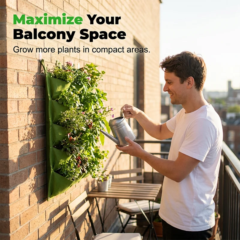 📢📢Buy 3 Get 1 Free⏰Space Saving Vertical Planter Bags🪜🌱 - Image 2