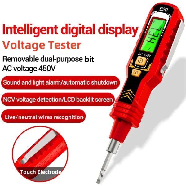 🔥 2025 Hot Sale 50% OFF🔥Non-Contact Voltage Tester with LCD Display🛠️