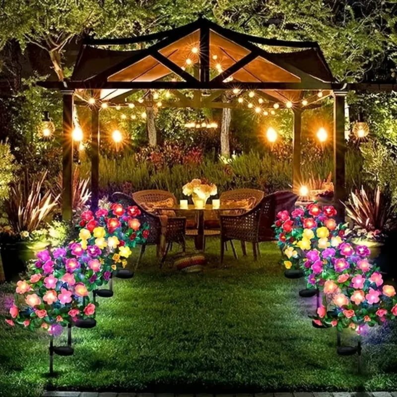 💐Limited-time 50% off⏰Simulation Azalea Flower Ground Stake Solar Light💐💡 - Image 4