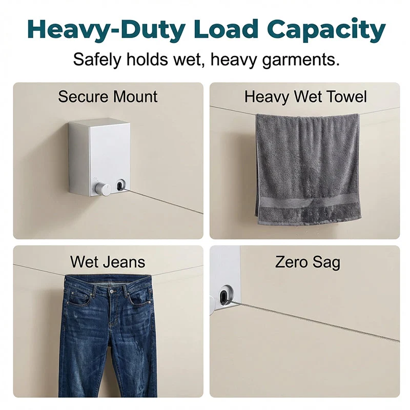 ⏳Limited Time 50% Off💥Invisible Retractable Laundry Clothesline - Image 5
