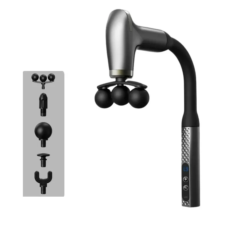 Long-Handle Percussion Massager with 5 Heads - Image 12