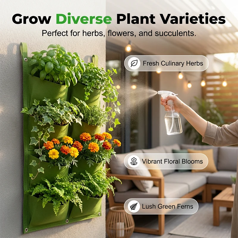 📢📢Buy 3 Get 1 Free⏰Space Saving Vertical Planter Bags🪜🌱 - Image 3