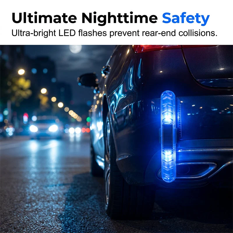 🏆Buy More Save More🎁Solar-Powered LED Anti-Collision Warning Light - Image 4