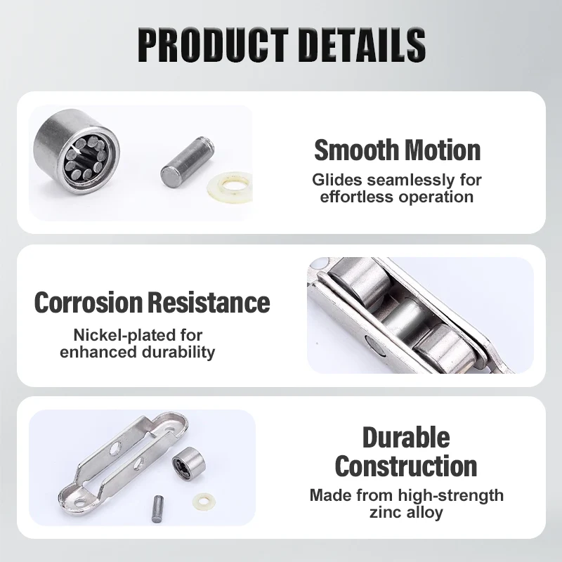 80/88 Zinc Alloy Pulley for PVC Windows & Doors - Image 3