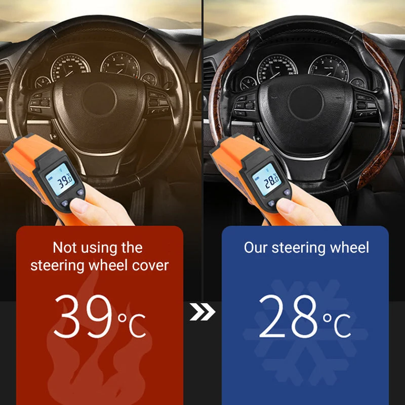🔥Hot Sale 50%🔥Universal Non-Slip Car Steering Wheel Cover - Image 3