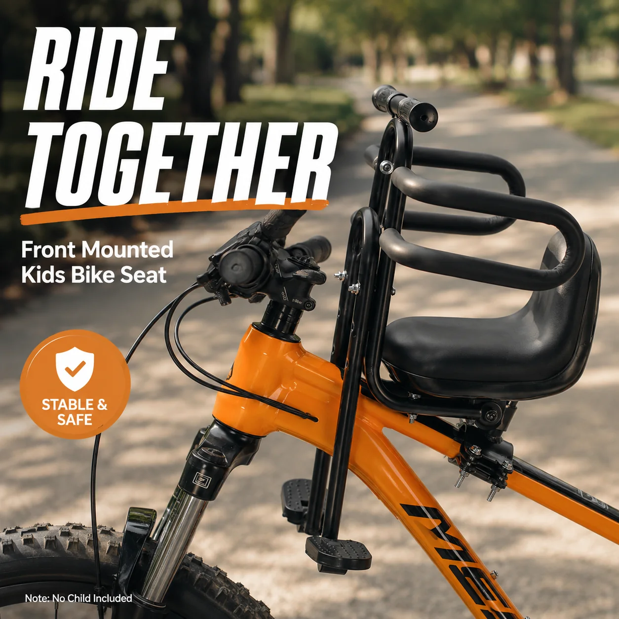 📢📢40% OFF !! ⏰Front Mounted Kids Bike Seat