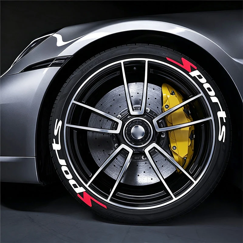 Universal Sports Tire Sidewall Letter Stickers - Image 4