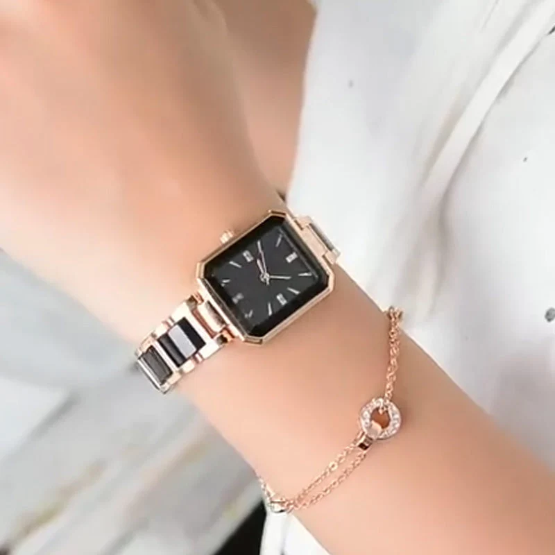 🌸Limited time 48% OFF✨⌚Couple's Fashion Rectangular Quartz Watch - Image 4