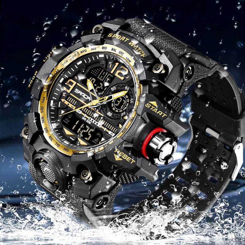💦100m Water Resistance⌚Men's Fashion Multifunctional Waterproof Luminous Watch - Image 2