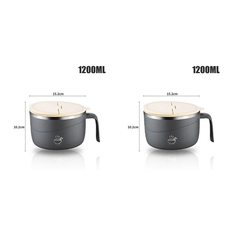 🍲50% OFF!🍜304 Stainless Steel Insulated Ramen Bowl🔥 - Image 17