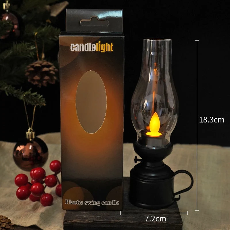 ✨Buy 2 Get 1 Free 🕯️LED Vintage Kerosene Lamp Electronic Swing Candle - Image 8