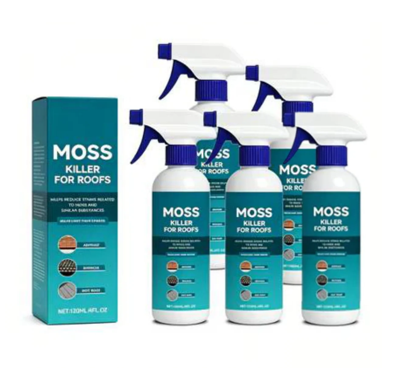 🤩Limited Buy 2 Get 1 Free!🌧️Multi-Surface Roof Moss & Algae Cleaner Spray 🏠✨ - Image 11
