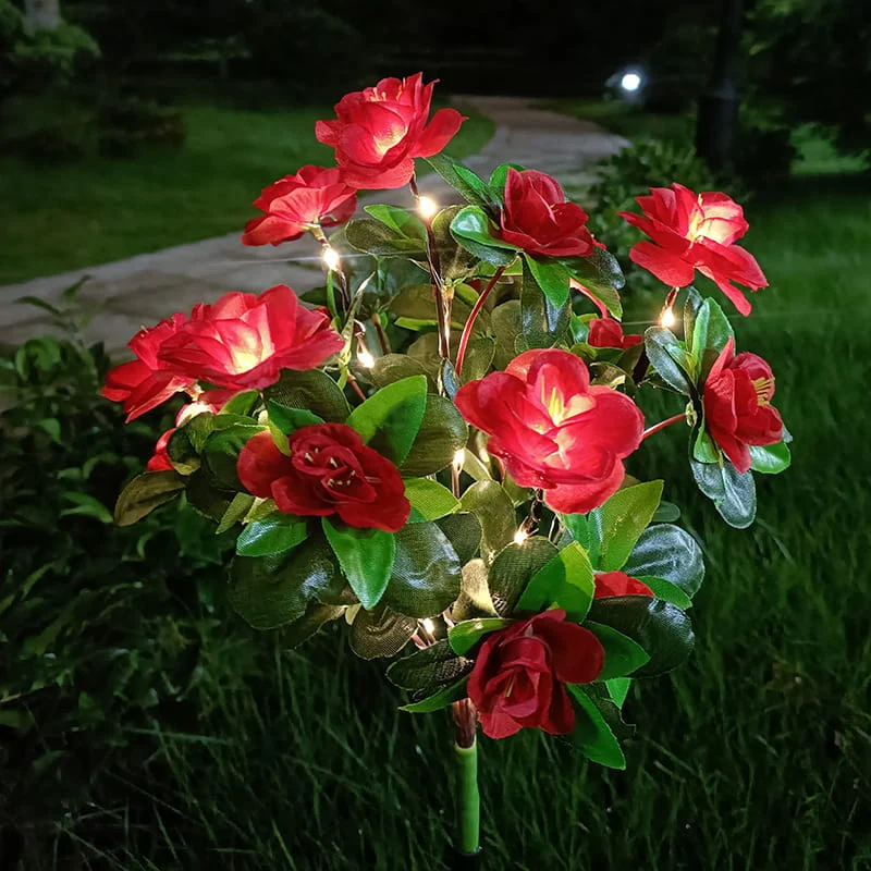 💐Limited-time 50% off⏰Simulation Azalea Flower Ground Stake Solar Light💐💡 - Image 15