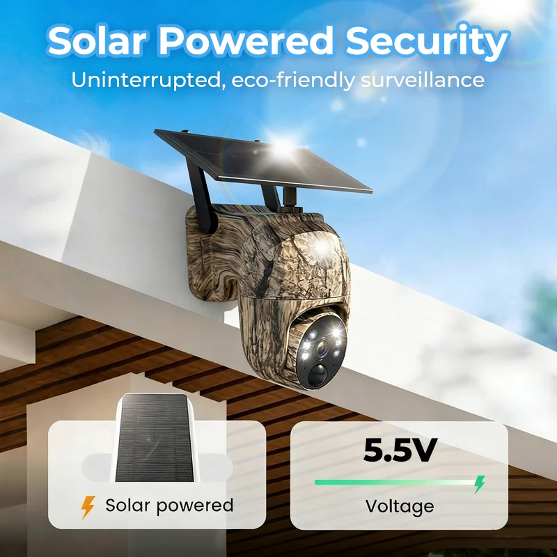 Solar PTZ Security Camera - სურათი 4