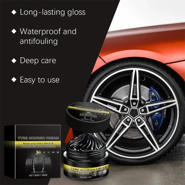 🔥Limited Time Promotion 50% OFF🔥—restores a deep black shine, blocks UV rays, and repels dirt. Quick and easy! 🚗