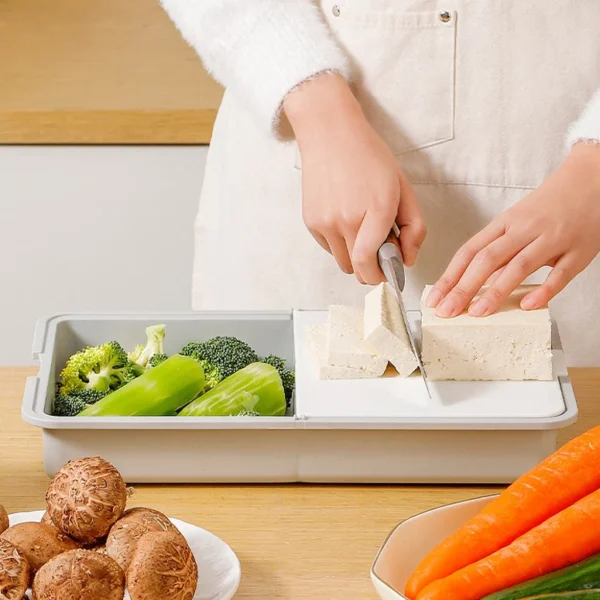Multi-Functional Grater & Drainer Cutting Board