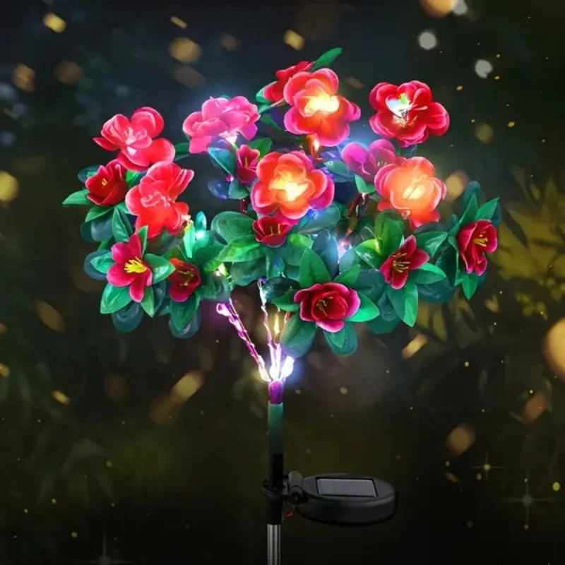 💐Limited-time 50% off⏰Simulation Azalea Flower Ground Stake Solar Light💐💡 - Image 9