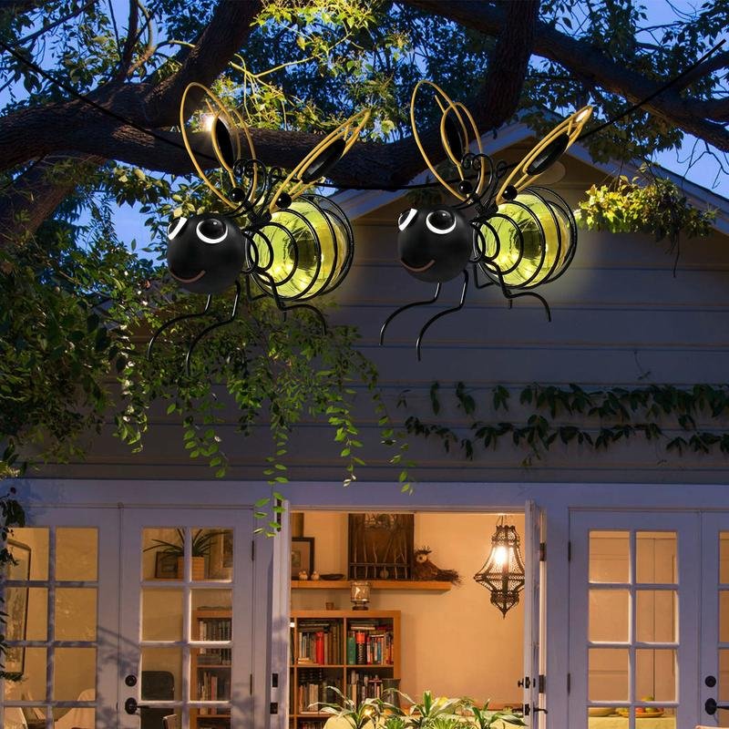 🐝 50% OFF NOW! ☀️ Outdoor Hanging Solar Bee Light – Charming garden decor, auto-on at dusk – Perfect gift for plant lovers, moms or anyone who smiles ❤️🌿✨ - Image 7