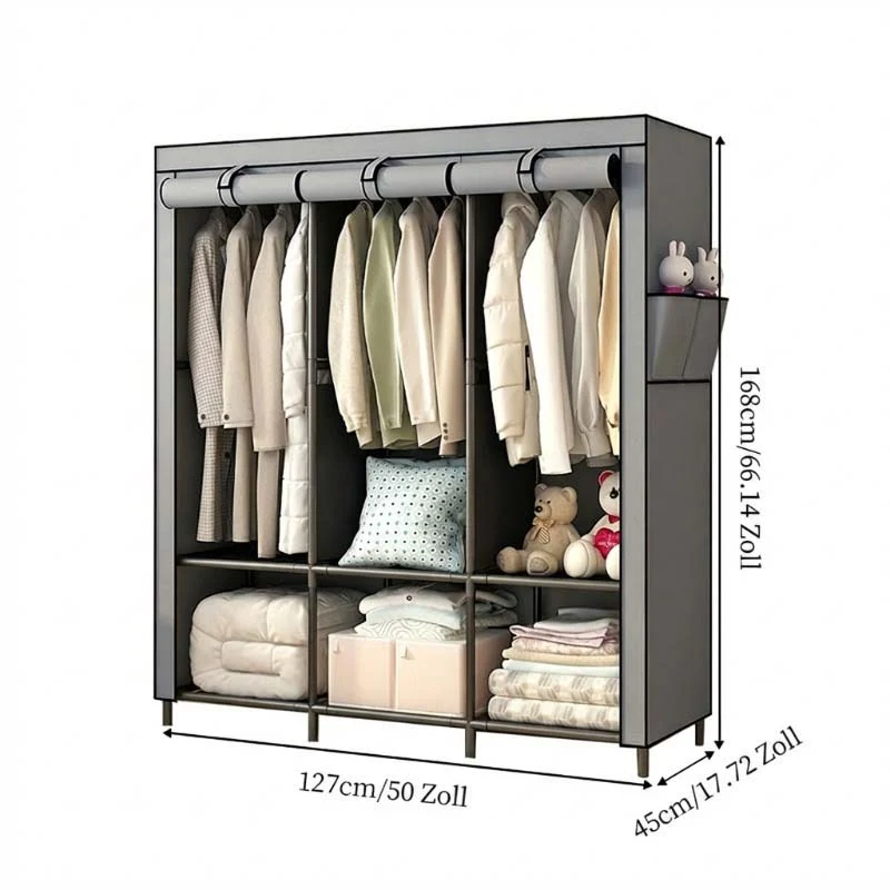 🔥Last Day Sale 49%🔥Easy-to-assemble wardrobe made of non-woven fabric - Image 6