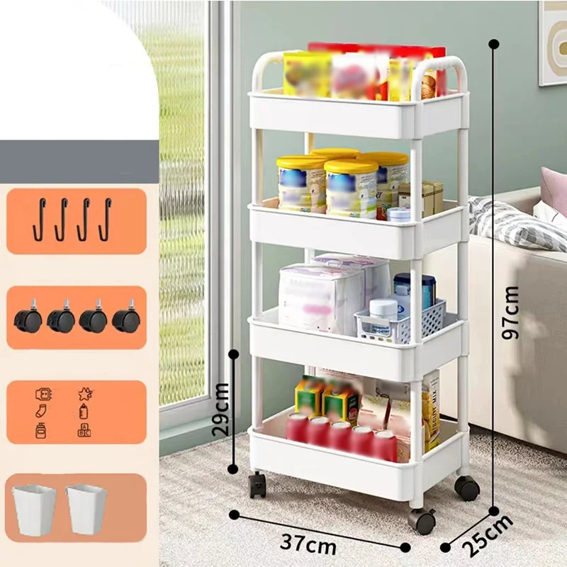 Mobile Kitchen Storage Organizer Rack - Image 24