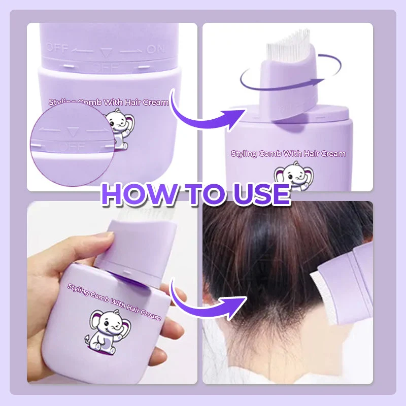 🔥Hot Sale✨Styling Comb With Hair Cream - Image 7