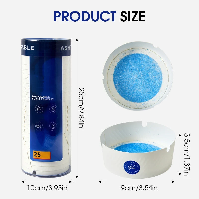 Disposable Ashtrays with Ash Absorbing Gel - Image 9