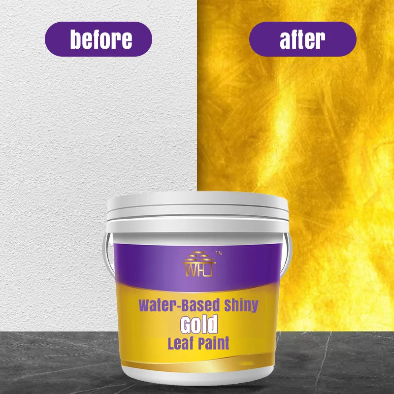 Water-Based Shiny Gold Leaf Paint - Image 2