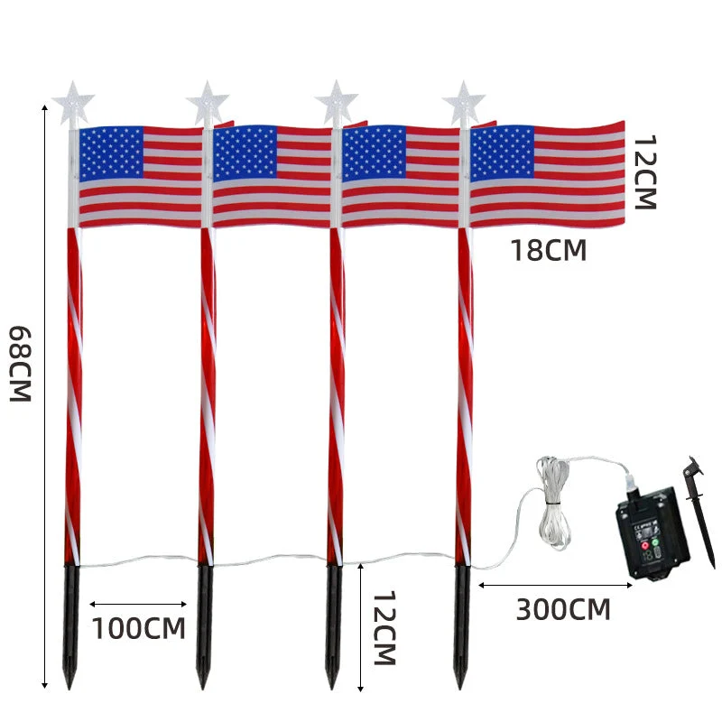 šBuy More Save MorešOutdoor Solar Flag Stake Lights - Image 9
