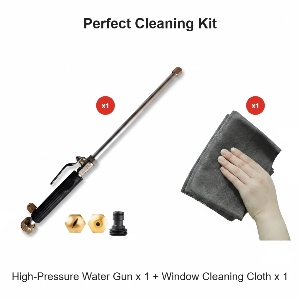 💦 LIMITED OFFER: 50% OFF! 🚿 High-pressure water gun – 3 interchangeable nozzles, durable aluminium alloy & powerful ✨ - Image 10