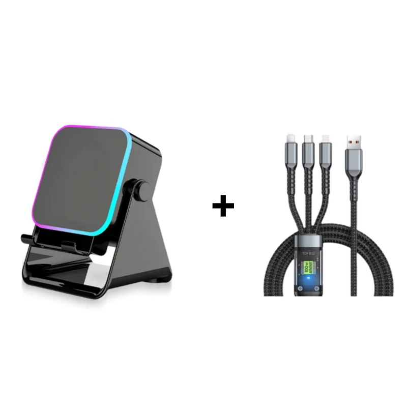 š„Last day of the limited-time 50% off sale!š„5-in-1 Wireless Induction Bluetooth Speaker with Adjustable Phone Stand - Image 12